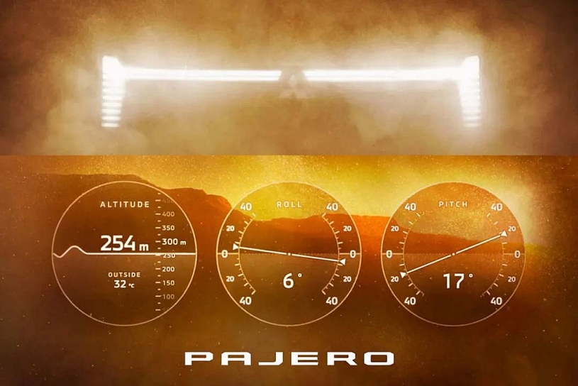 Mitsubishi Pajero Mới Hồi Sinh Cụm Đồng Hồ Ba Mặt Số Mang Tính Biểu Tượng Của Thế Hệ Đầu