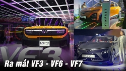Video cận cảnh bộ 3 xe điện VinFast vừa ra mắt