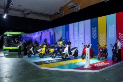Trải nghiệm công nghệ trên xe máy điện tại triển lãm “VinFast – Vì tương lai xanh”