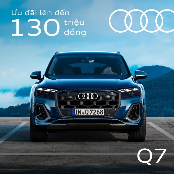 Audi ưu đãi đến 200 triệu đồng cho khách hàng mua xe trong hè 2025