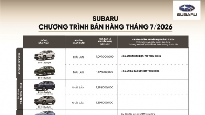 Subaru Việt Nam tung ưu đãi tháng 7, Forester giảm còn từ 799 triệu đồng