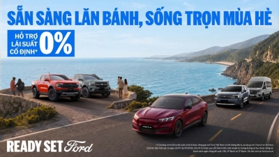 Ford hỗ trợ lãi suất 0%, bảo hành 5 năm và nhiều đặc quyền cho khách hàng trong tháng 7