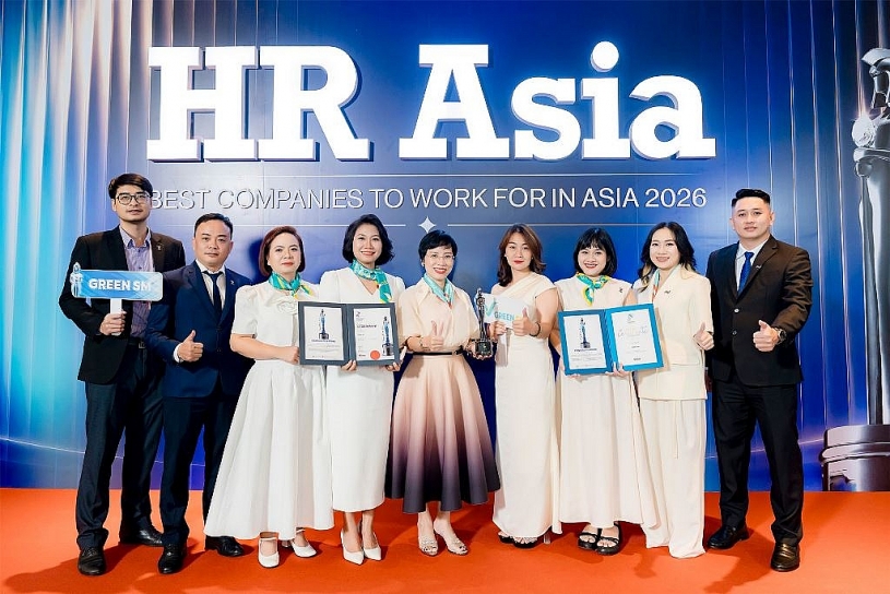 Green SM giành cú đúp giải thưởng HR Asia Awards 2026