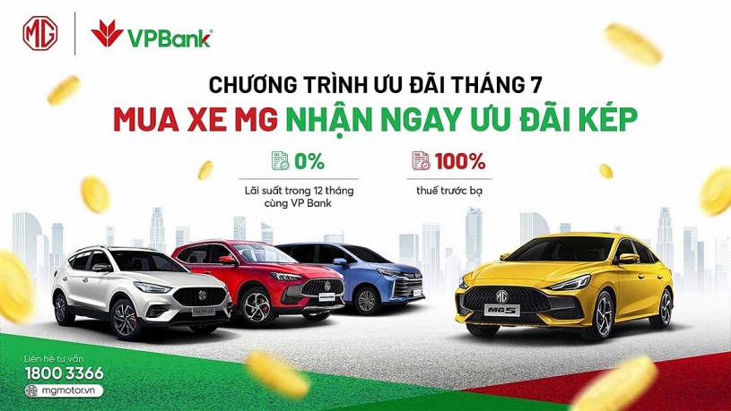 MG Việt Nam bắt tay VPBank, tung vay 0% sau cột mốc 40.000 xe lăn bánh