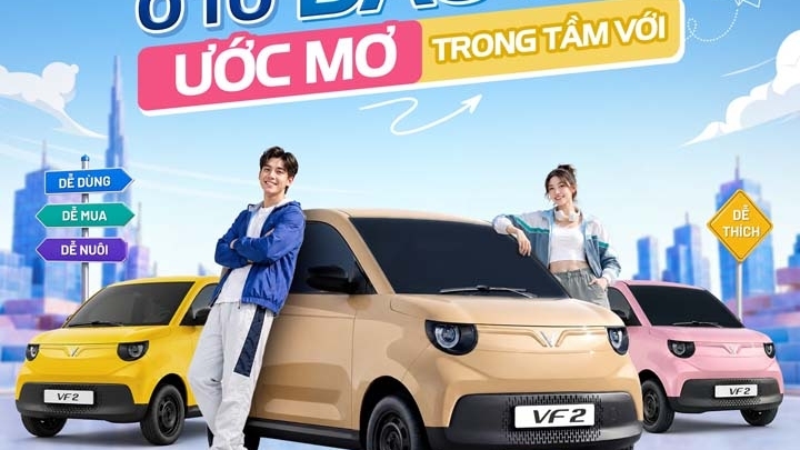 VinFast VF 2 chính thức mở cọc - ưu đãi 8 triệu đồng trong 3 ngày ‘Vàng’