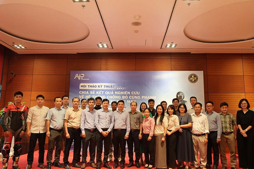 Công bố nghiên cứu về hệ thống phanh ABS cho xe máy tại Việt Nam