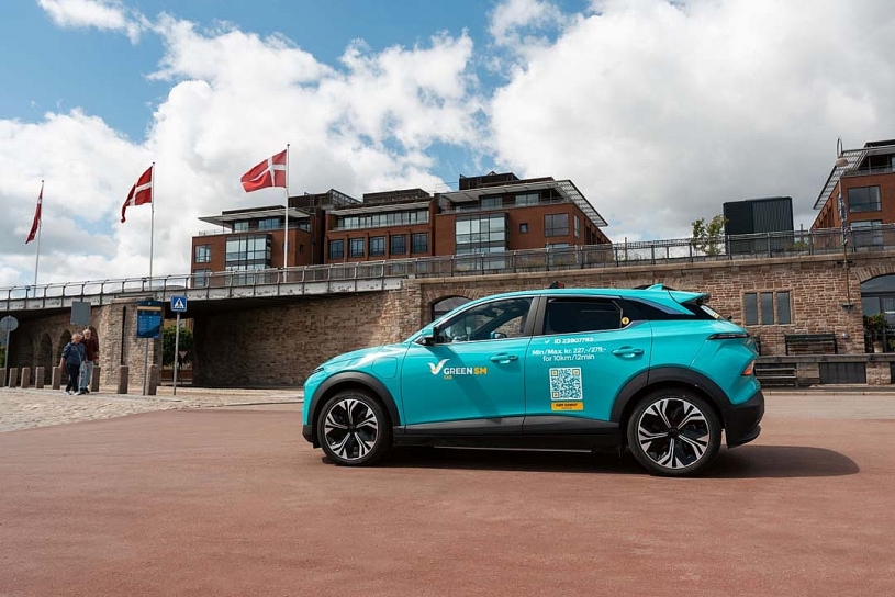 Green SM chính thức ra mắt dịch vụ taxi thuần điện tại Đan Mạch