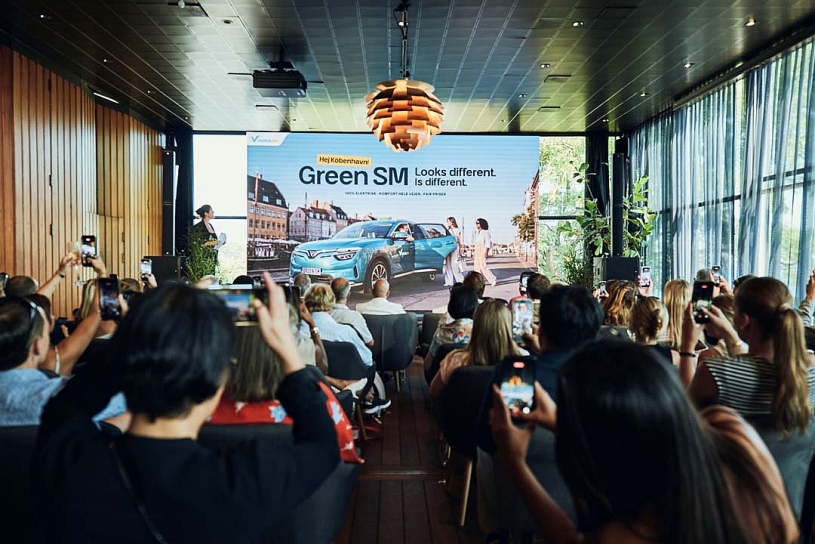 Green SM chính thức ra mắt dịch vụ taxi thuần điện tại Đan Mạch