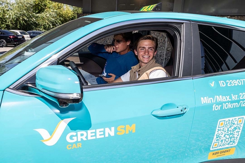 Green SM chính thức ra mắt dịch vụ taxi thuần điện tại Đan Mạch