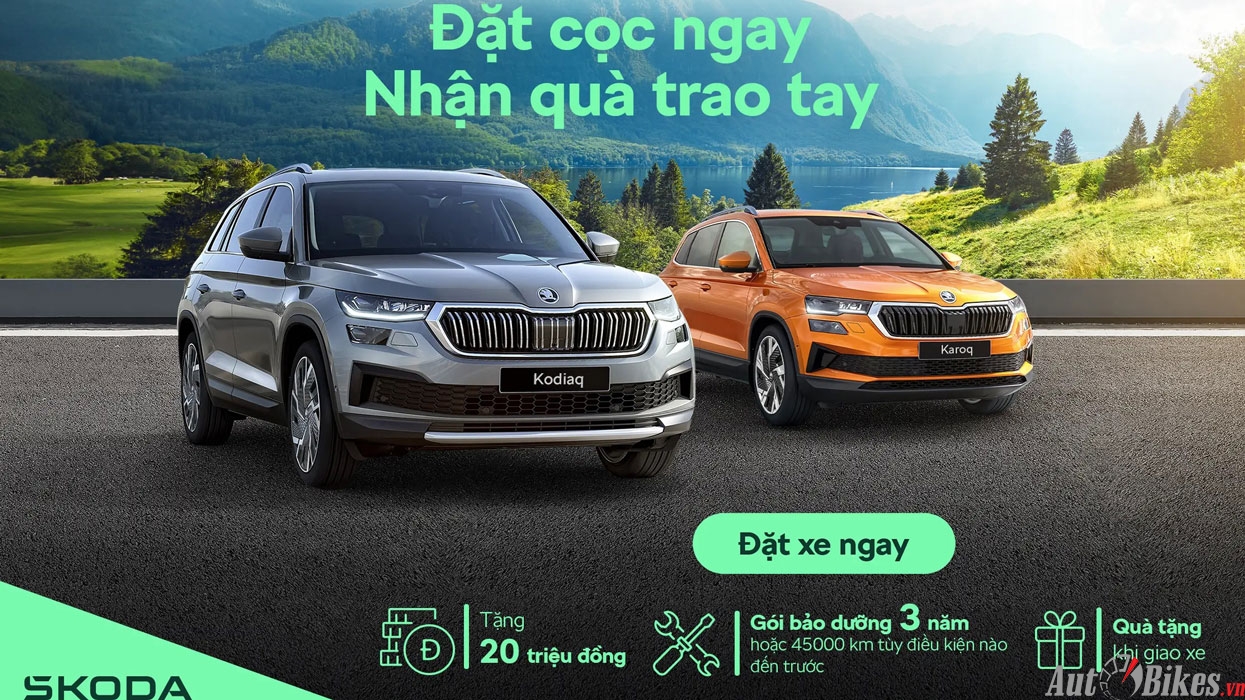 Skoda mở cọc sớm cho 2 mẫu SUV sắp ra mắt, ưu đãi 60 triệu