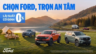 "Chọn Ford, Trọn An tâm": Độc quyền bảo hành 5 năm cùng loạt ưu đãi "khủng" tháng 8