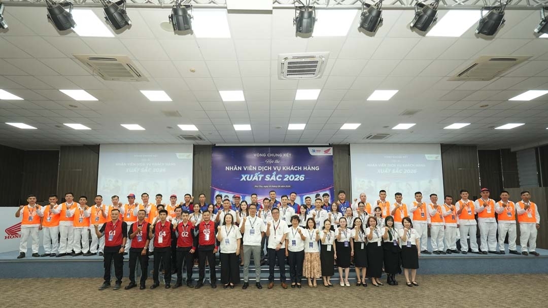 Honda Việt Nam vinh danh những tài năng dịch vụ khách hàng xuất sắc 2026