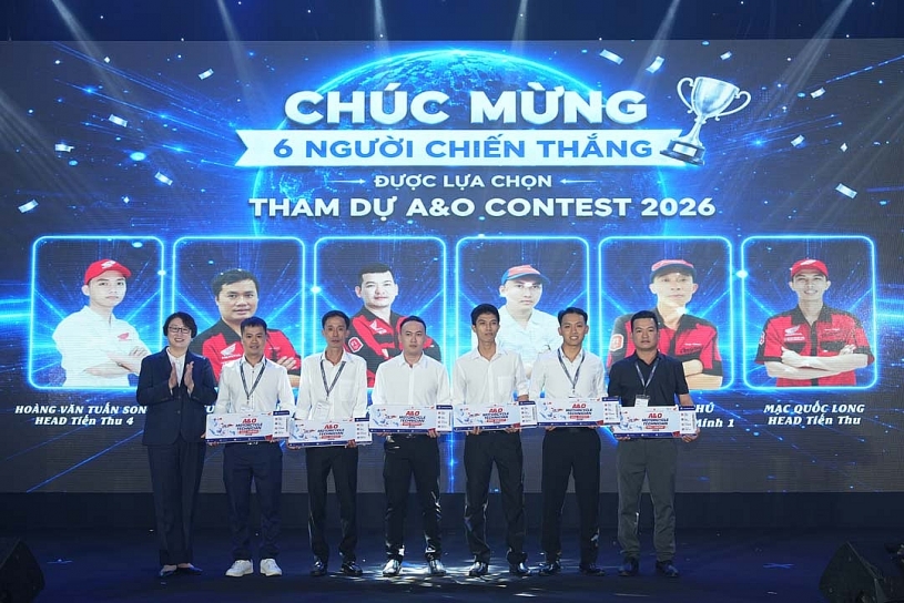 Honda Việt Nam vinh danh những tài năng dịch vụ khách hàng xuất sắc 2026 Honda Việt Nam vinh danh những tài năng dịch vụ khách hàng xuất sắc 2026