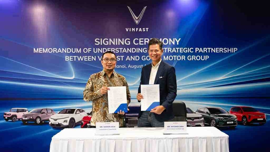 VinFast bắt tay Gowa Motor, mở rộng mạng lưới đại lý tại Indonesia