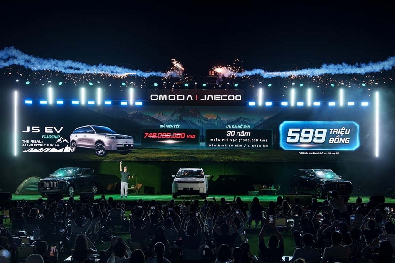 Jaecoo J5 chốt giá từ 499 triệu, tung loạt ưu đãi hấp dẫn
