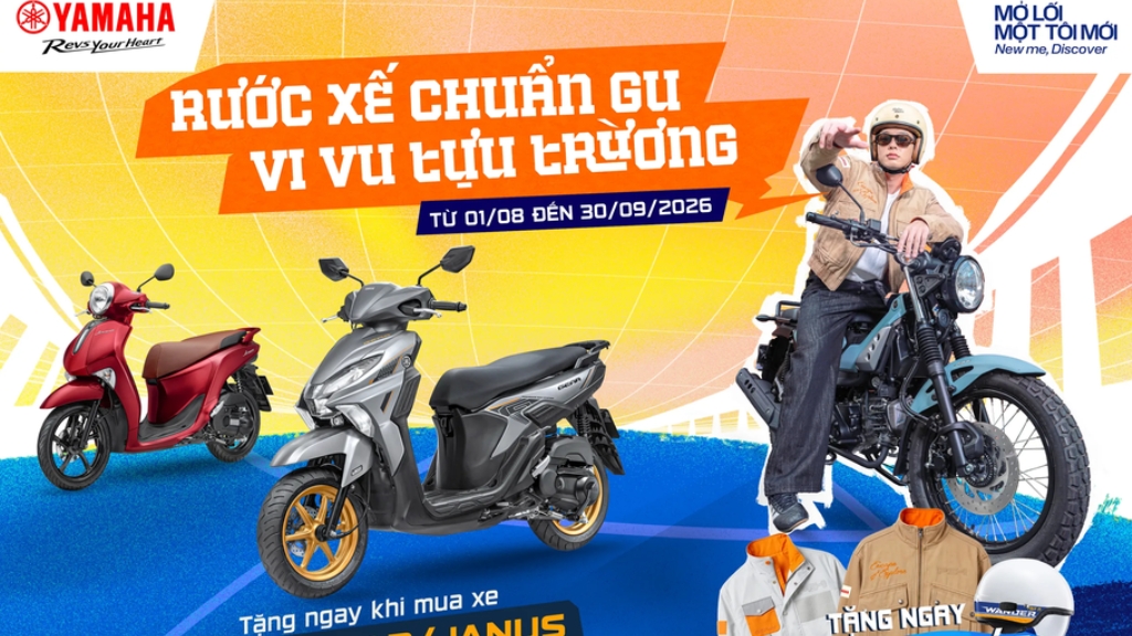Chào mùa tựu trường cùng Yamaha với hàng loạt ưu đãi đặc biệt