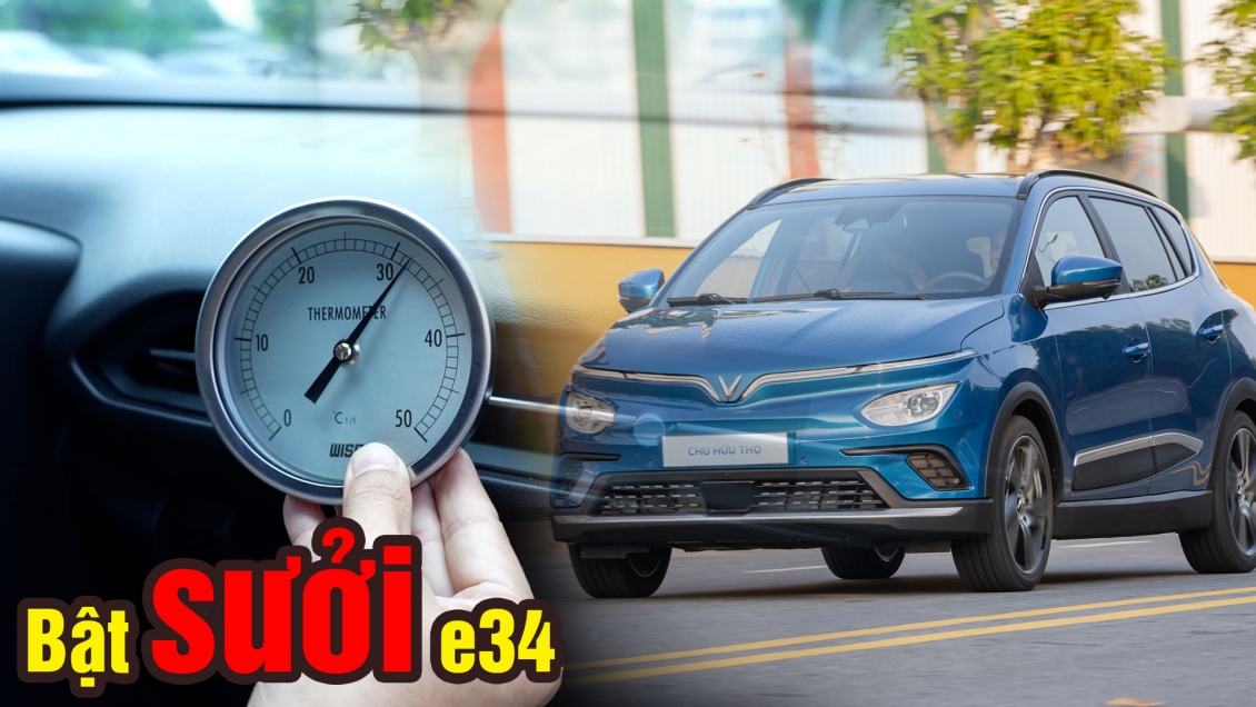 Video: Bật sưởi VinFast VF e34, nóng - lạnh đủ cả