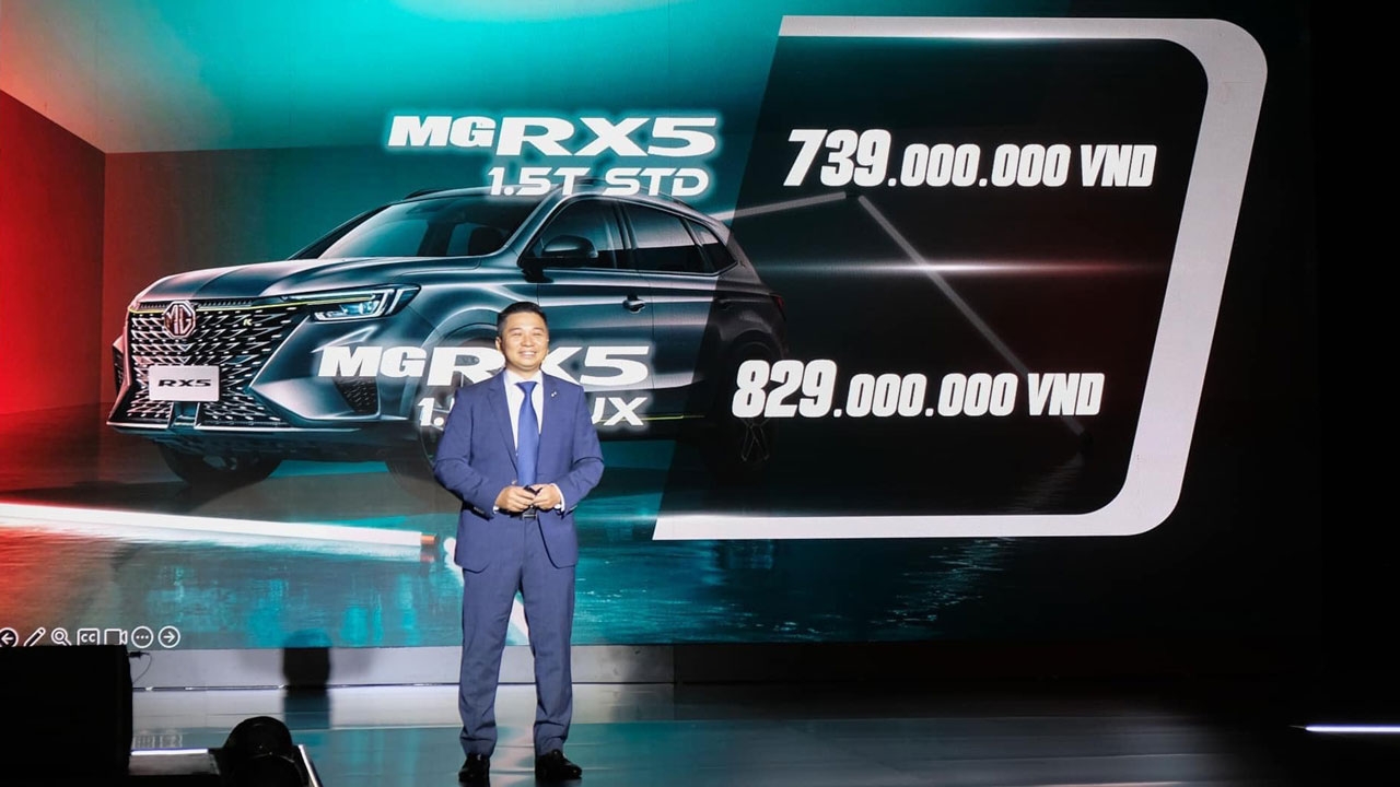 MG RX5 giảm giá kỷ lục còn 560 triệu đồng tại đại lý
