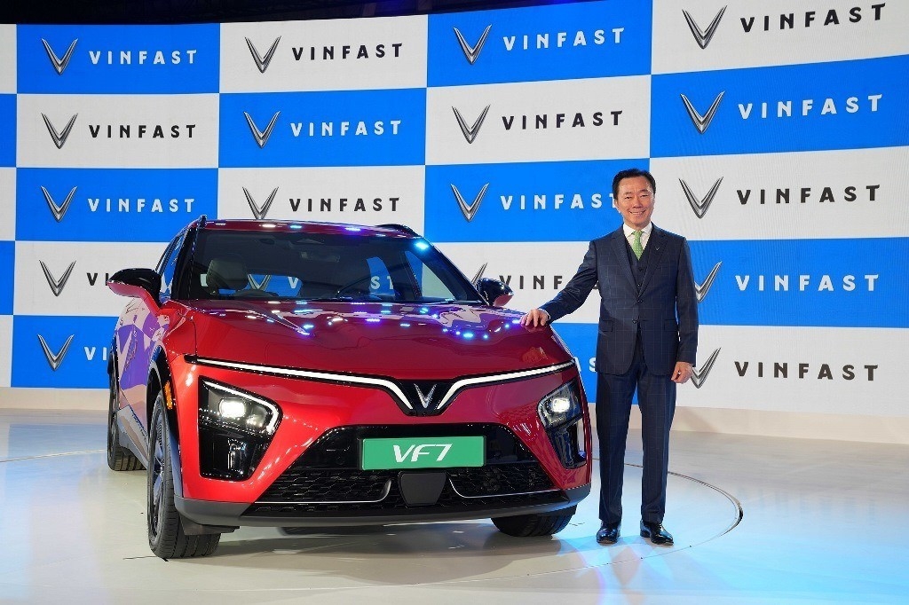 VinFast VF 7 nhận giải “SUV điện của năm” tại BBC TopGear India Awards 2026