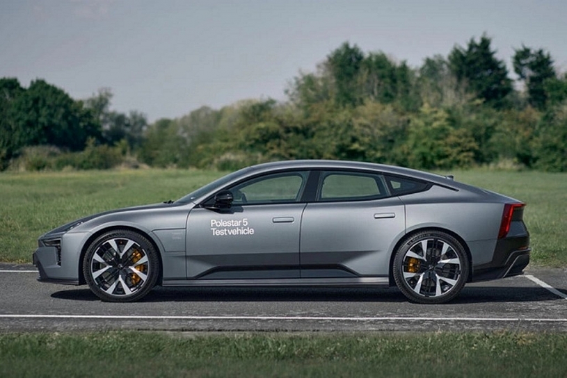 Xe điện Polestar 5 không có kính hậu, mạnh 872 mã lực, đấu Porsche Taycan