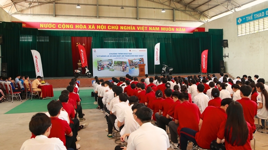Honda Việt Nam tái khởi động chương trình đào tạo an toàn giao thông cho học sinh