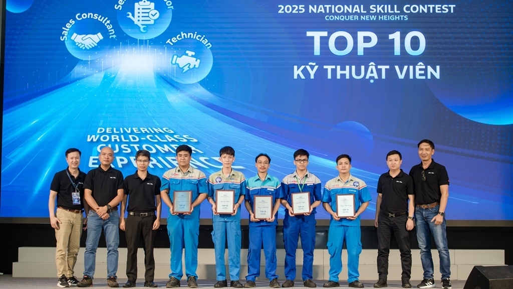 Ford Việt Nam nâng cao dịch vụ khách hàng qua Hội thi Tay nghề Toàn quốc 2025