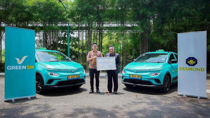 Green SM ra mắt dịch vụ taxi điện tại sân bay quốc tế Soekarno-Hatta
