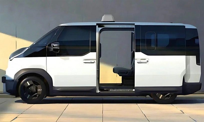 Xe taxi điện tràn ngập công nghệ của Kia Xe taxi điện tràn ngập công nghệ của Kia