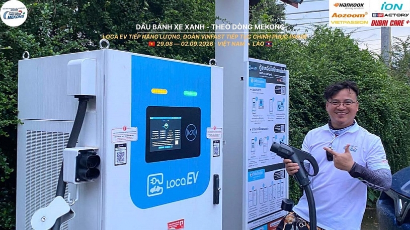 Caravan “Dấu bánh xe xanh”: Xe điện Việt vượt 3.000 km chinh phục Nam Lào