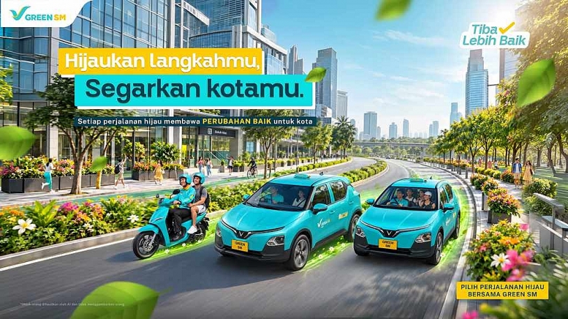 Xanh SM cập bến Palembang, mở rộng dấu ấn tại đảo Sumatra