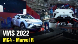 Video: Cận cảnh 2 mẫu xe điện MG4 và Marvel R tại VMS 2022