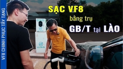 Video VF8 chinh phục Tây Tạng : Sạc VF8 bằng trụ GB/T tại Lào