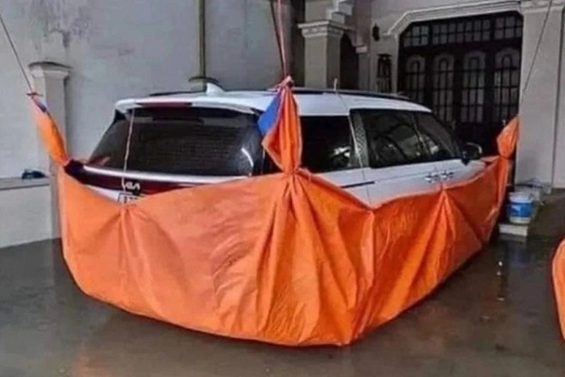 Các kiểu chống ngập ô tô và xe máy mùa bão, người Việt ngày càng cẩn thận