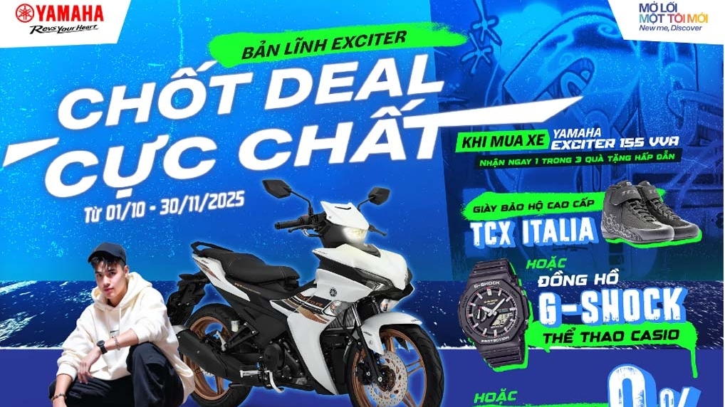 Yamaha tung ưu đãi lớn dành cho tín đồ Exciter trên toàn quốc
