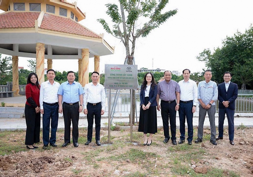 Toyota Việt Nam gieo “mầm xanh” tại Phú Thọ, hướng đến mục tiêu Net Zero 2050