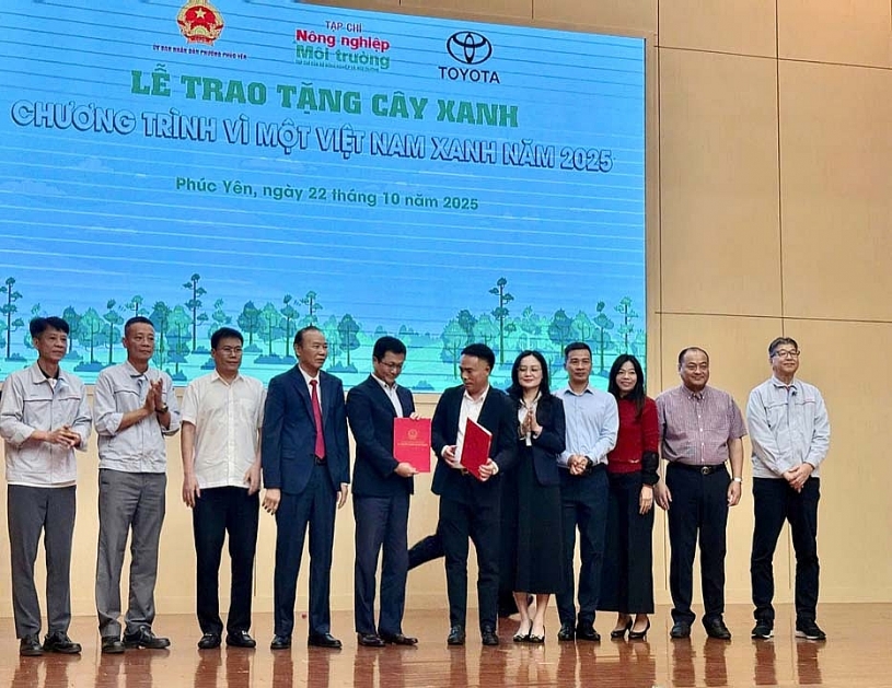 Toyota Việt Nam gieo “mầm xanh” tại Phú Thọ, hướng đến mục tiêu Net Zero 2050