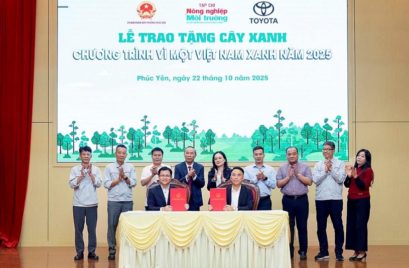Toyota Việt Nam gieo “mầm xanh” tại Phú Thọ, hướng đến mục tiêu Net Zero 2050