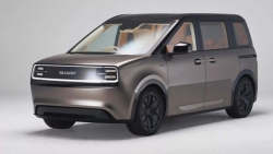 Hãng điện tử Sharp ra mắt xe điện có thể kết nối với tủ lạnh