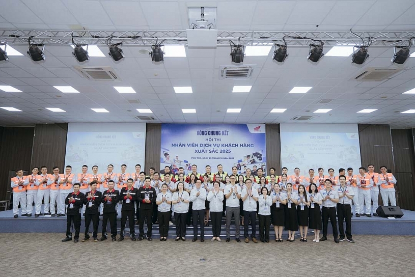 Honda Việt Nam nâng tầm trải nghiệm khách hàng qua Hội thi Nhân viên Dịch vụ Xuất sắc 2025 Honda Việt Nam nâng tầm trải nghiệm khách hàng qua Hội thi Nhân viên Dịch vụ Xuất sắc 2025