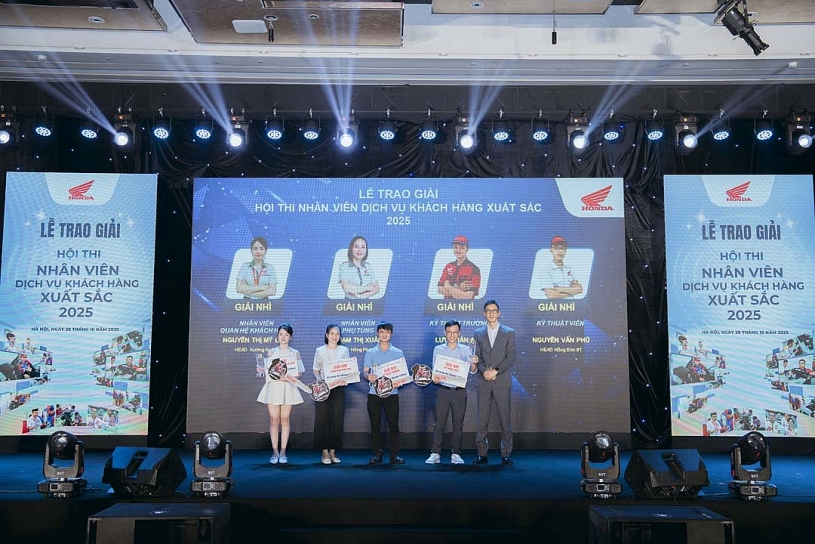 Honda Việt Nam nâng tầm trải nghiệm khách hàng qua Hội thi Nhân viên Dịch vụ Xuất sắc 2025 Honda Việt Nam nâng tầm trải nghiệm khách hàng qua Hội thi Nhân viên Dịch vụ Xuất sắc 2025