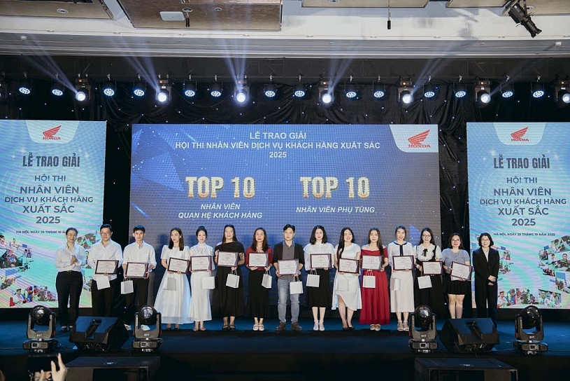 Honda Việt Nam nâng tầm trải nghiệm khách hàng qua Hội thi Nhân viên Dịch vụ Xuất sắc 2025 Honda Việt Nam nâng tầm trải nghiệm khách hàng qua Hội thi Nhân viên Dịch vụ Xuất sắc 2025
