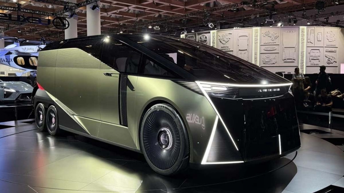Lexus LS concept - minivan có 6 bánh