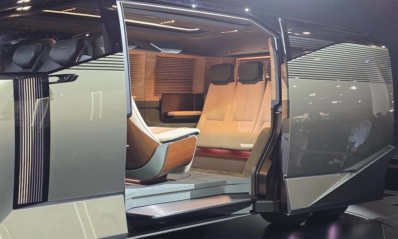 Lexus LS concept - minivan có 6 bánh Lexus LS concept - minivan có 6 bánh