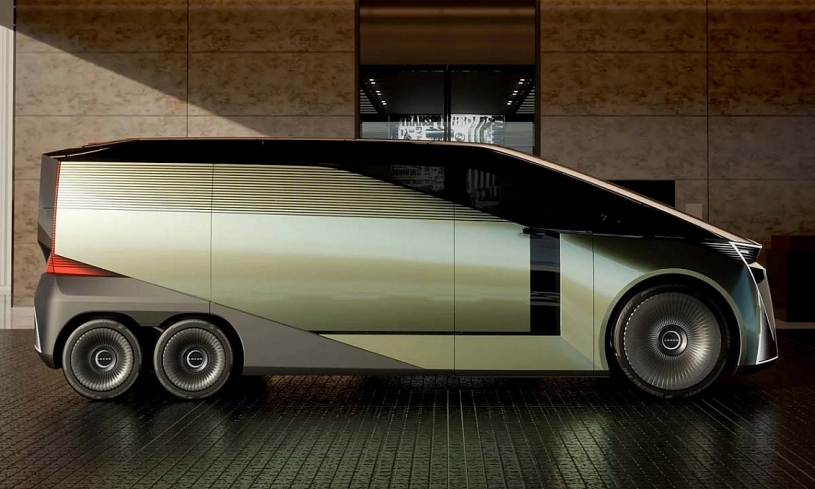 Lexus LS concept - minivan có 6 bánh Lexus LS concept - minivan có 6 bánh