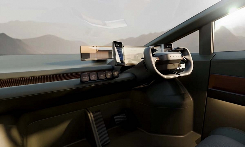 Lexus LS concept - minivan có 6 bánh Lexus LS concept - minivan có 6 bánh