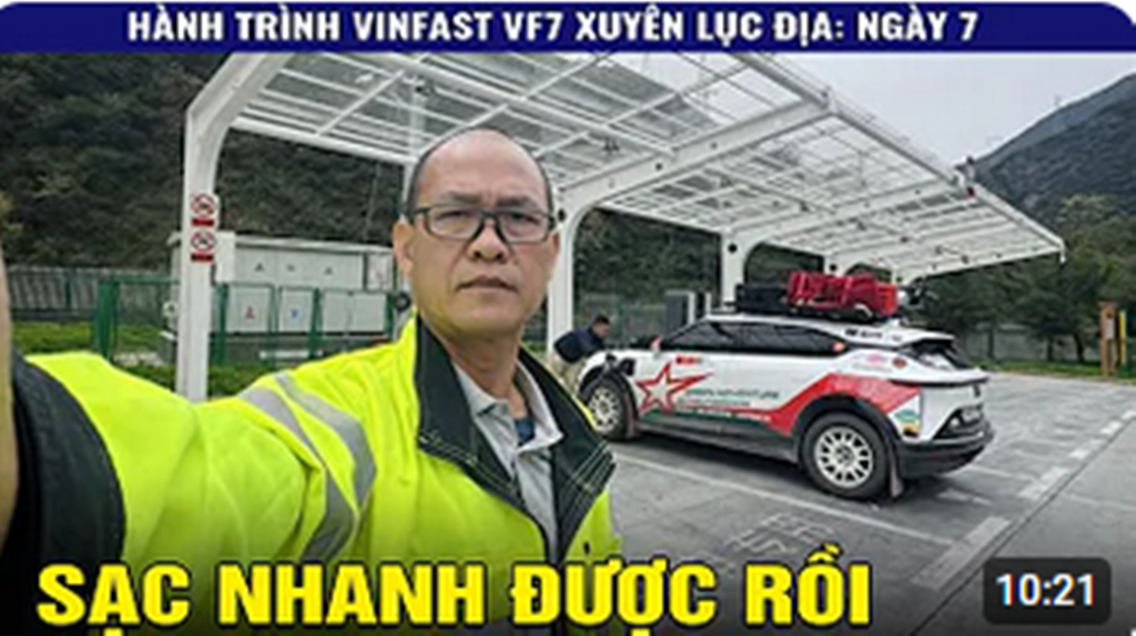 Video: Chia sẻ hành trình lái VinFast VF7 xuyên lục địa ngày 7