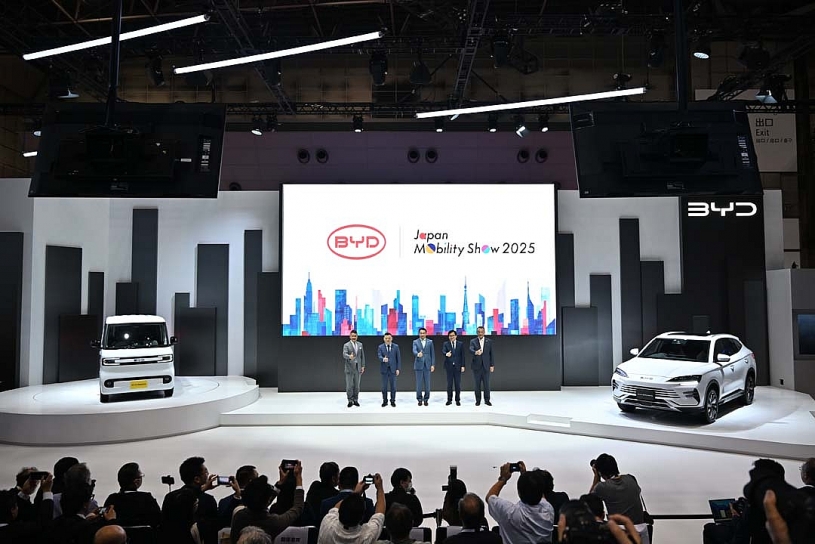 BYD ra mắt toàn cầu mẫu xe điện K-EV đầu tiên tại Japan Mobility Show 2025