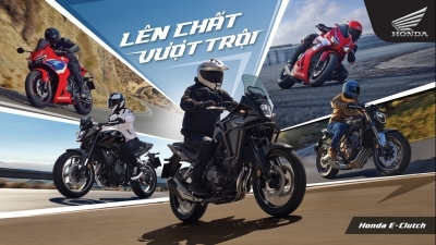 Bước đi táo bạo: Honda phủ sóng E-Clutch lên dàn mô tô 2026