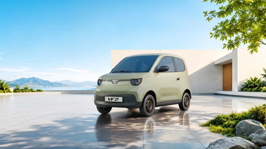 VF 2: Mẫu xe đô thị nhỏ gọn, dễ đỗ, đi cả tuần không cần sạc