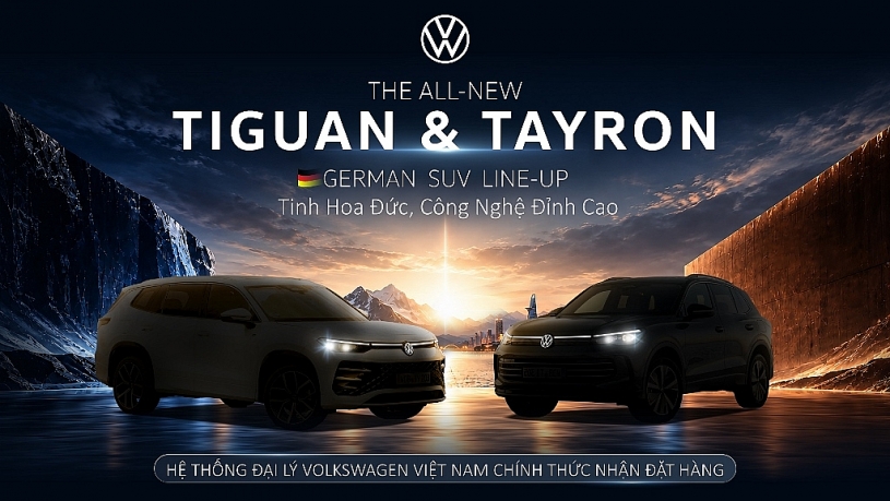 Volkswagen 'kích nổ' phân khúc SUV cận sang: Mở cọc bộ đôi Tiguan và Tayron thuần chất Đức từ 1,339 tỷ đồng
